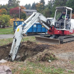 Excavation for Oil Tank Decommissioning